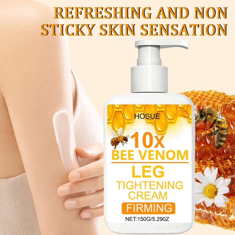 Body Cream HOSUE 150g Pump Bottle with Bee Venom Ingredient Label for Arms, Thighs and Abdomen Application — image 8