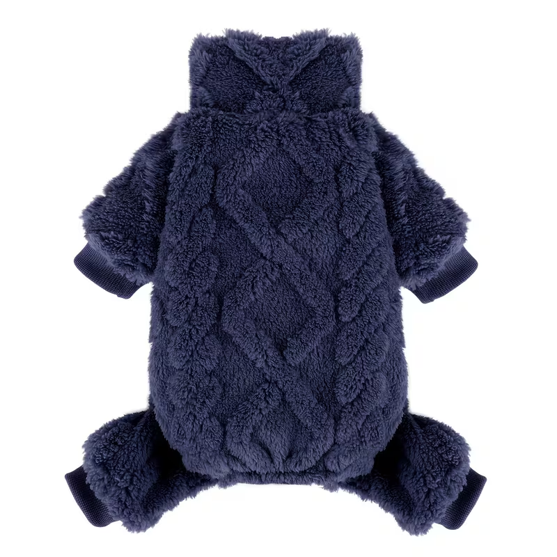 Fleece Dog Turtleneck Jumpsuit with Six Colors, Four-Leg Cut and XXS–M Sizes for Small Pets — image 19