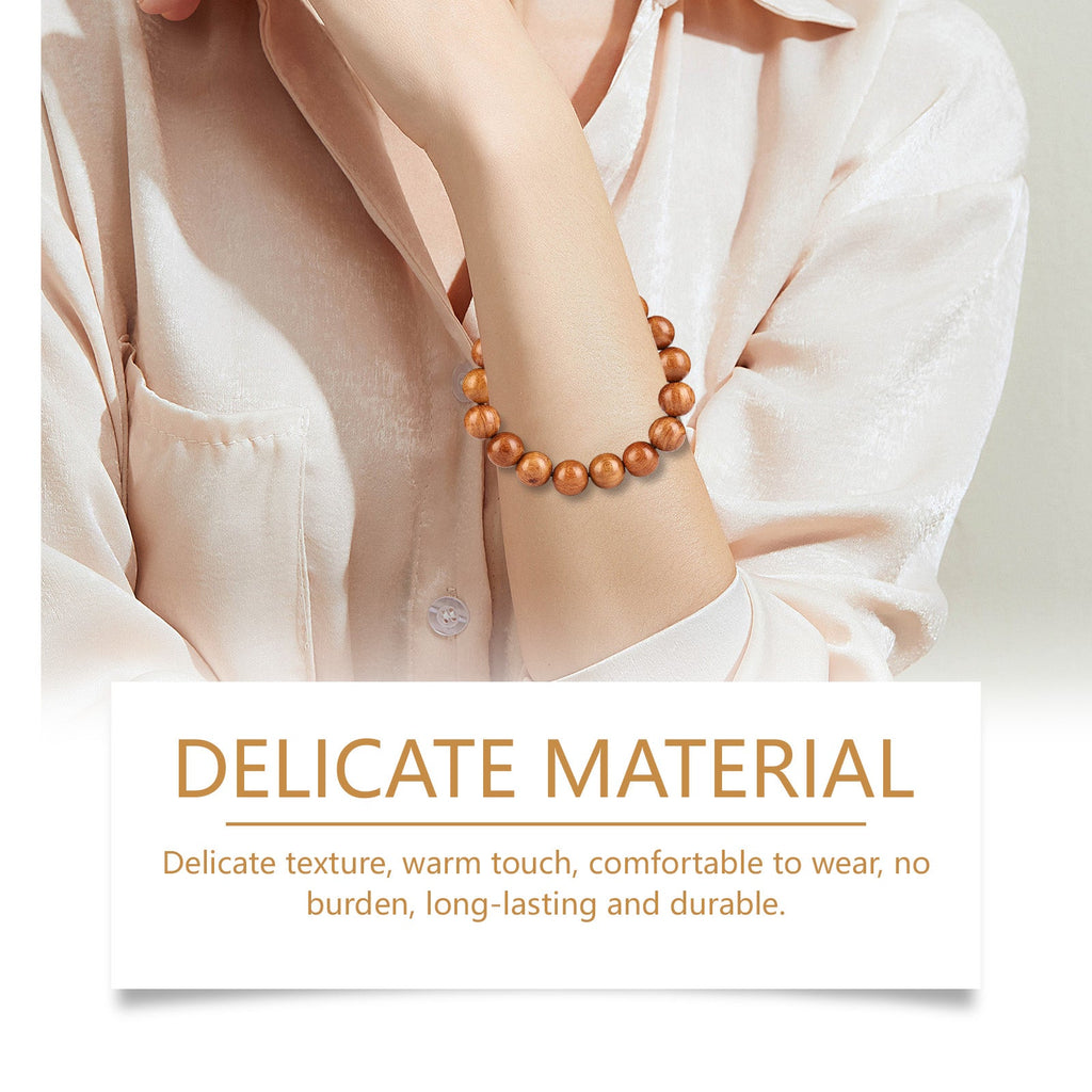 Rosewood Buddha Bead Bracelet Daily Simple Fashion Design Bracelet Personality All-In-One Beaded Bracelet