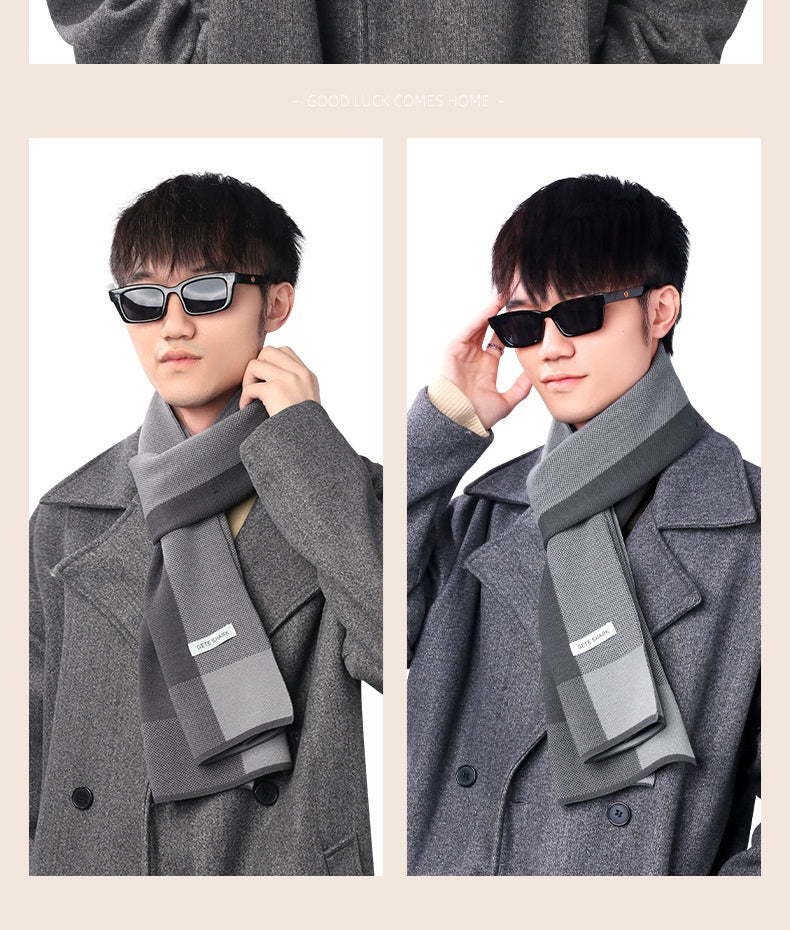 Scarf Winter Men's Outdoor Windproof Neck Protection