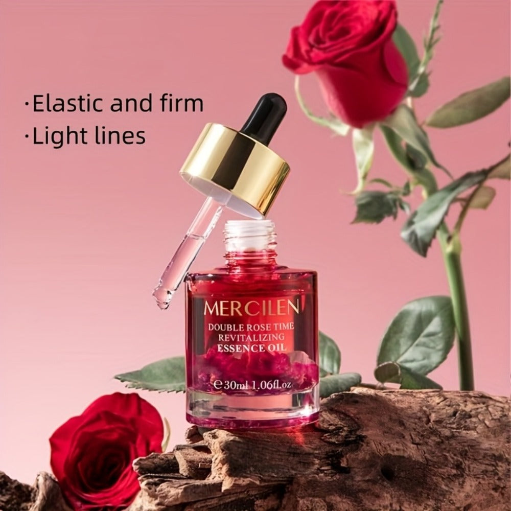 Rose Essential Oil Face & Body Moisturizer – Plant-Based Squalane, Avocado Oil & Hypoallergenic Formula for Dry Skin — image 