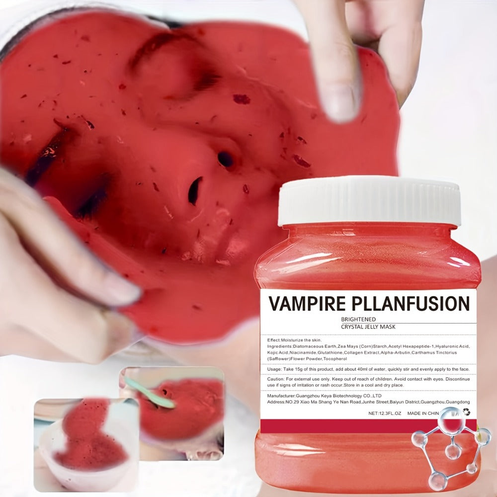 Lactic Acid Jelly Peel-Off Face Mask 12.3 fl oz - Vampire Plasma Exfoliating Mask for Bath Time, Home Spa and Personal Care —