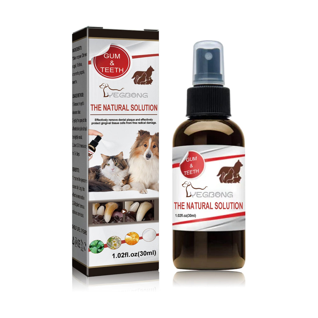 Pet Tooth Cleaning Spray, Cats And Dogs Removal Tartar Stains Bad Breath Oral Cleaning Spray - V.I.P Digital Presence