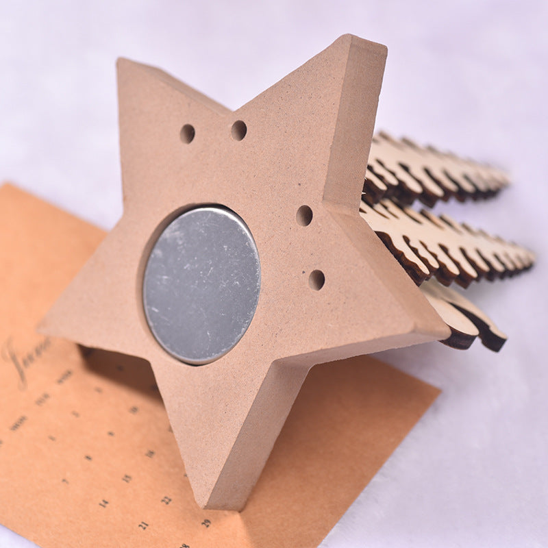 Christmas Decoration New Product Christmas Wooden Candle Stand Desktop Decoration Christmas Daily Necessities