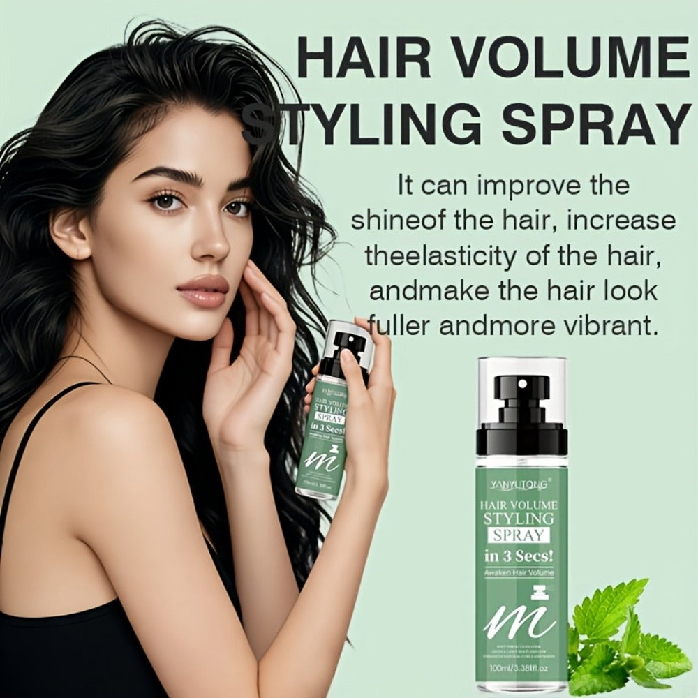 Hair Volumizing Spray 100ml Oil-Free Texturizing Instant Lift & Hold, Non-Irritating Styling Spray for Fine Flat Hair — image