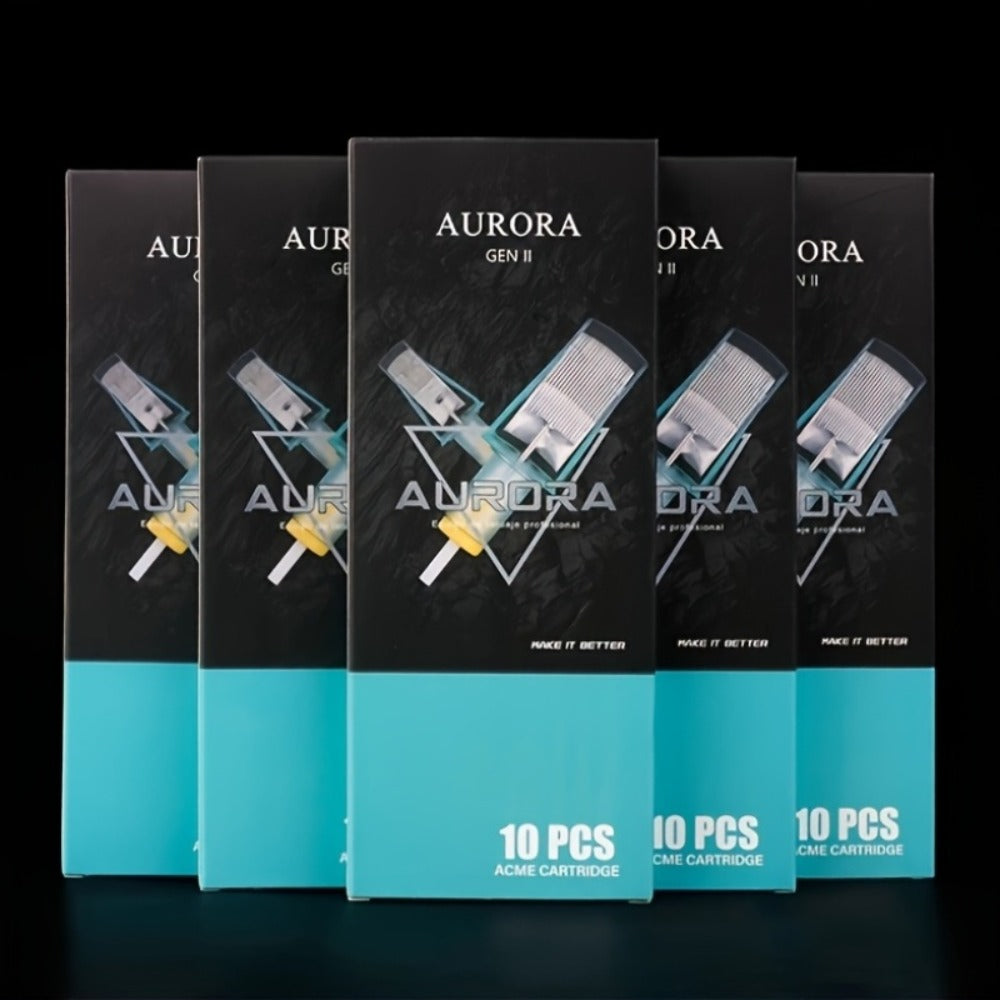 Tattoo Cartridge Needles with Aurora II Label, 10-Pack Curved Magnum Choices from 1229CM to 1249CM — image 13