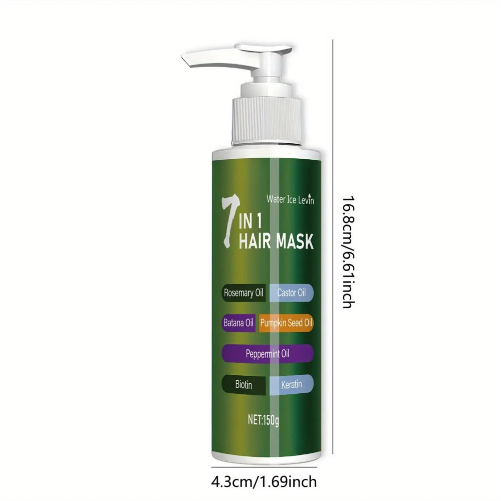 150g 7-in-1 Hair Mask in Green Pump Bottle, Offered in Single-Bottle or Two-Bottle Quantity Options — image 6