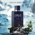 Eau de Toilette Aqua Deep Blue for Men 100ml Spray in Matte Navy Bottle with Matching Boxed Presentation — image 9