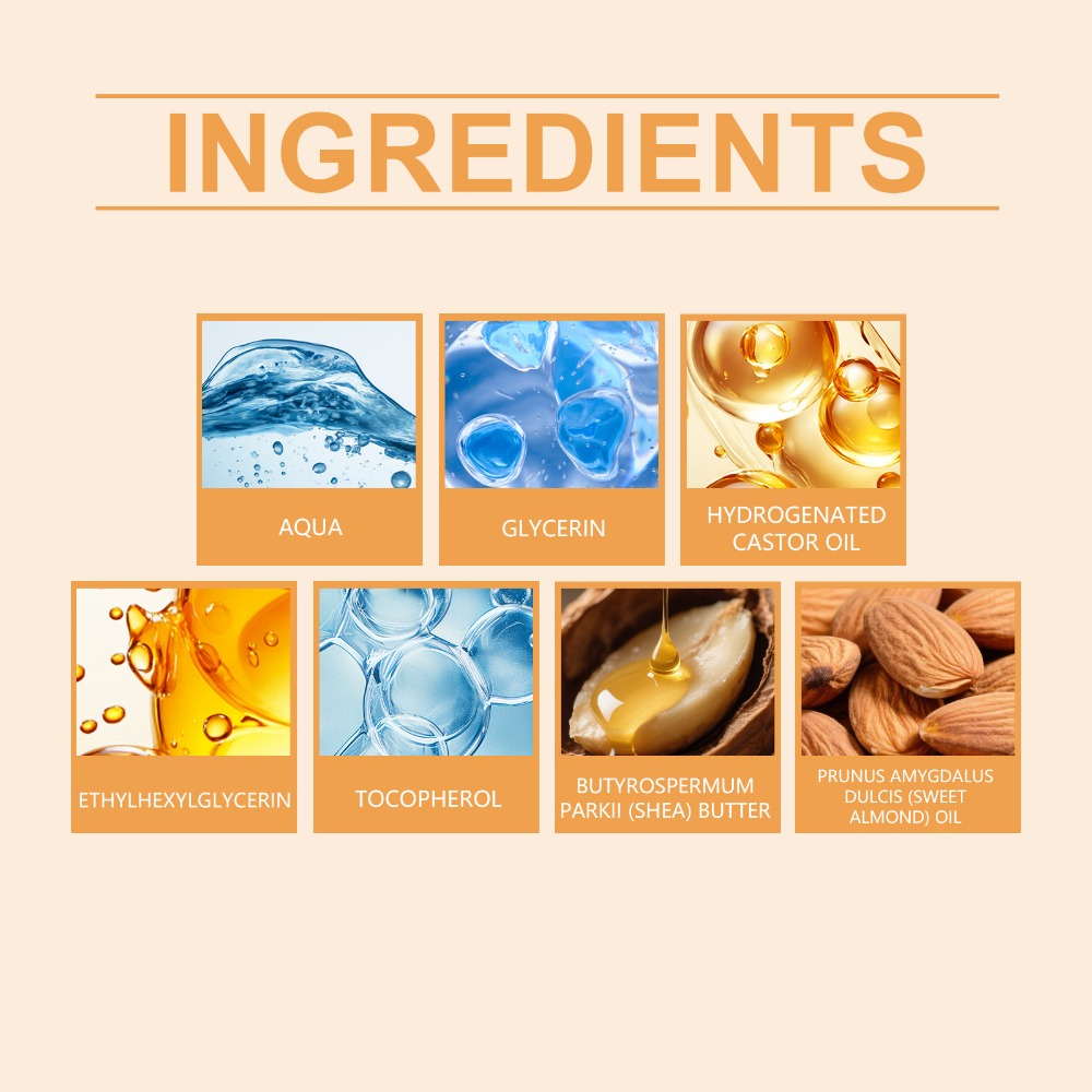 Shea Butter Body Oil, Two-Piece Set of 100ml Flip-Top Bottles with Coordinated Orange Labels — image 4