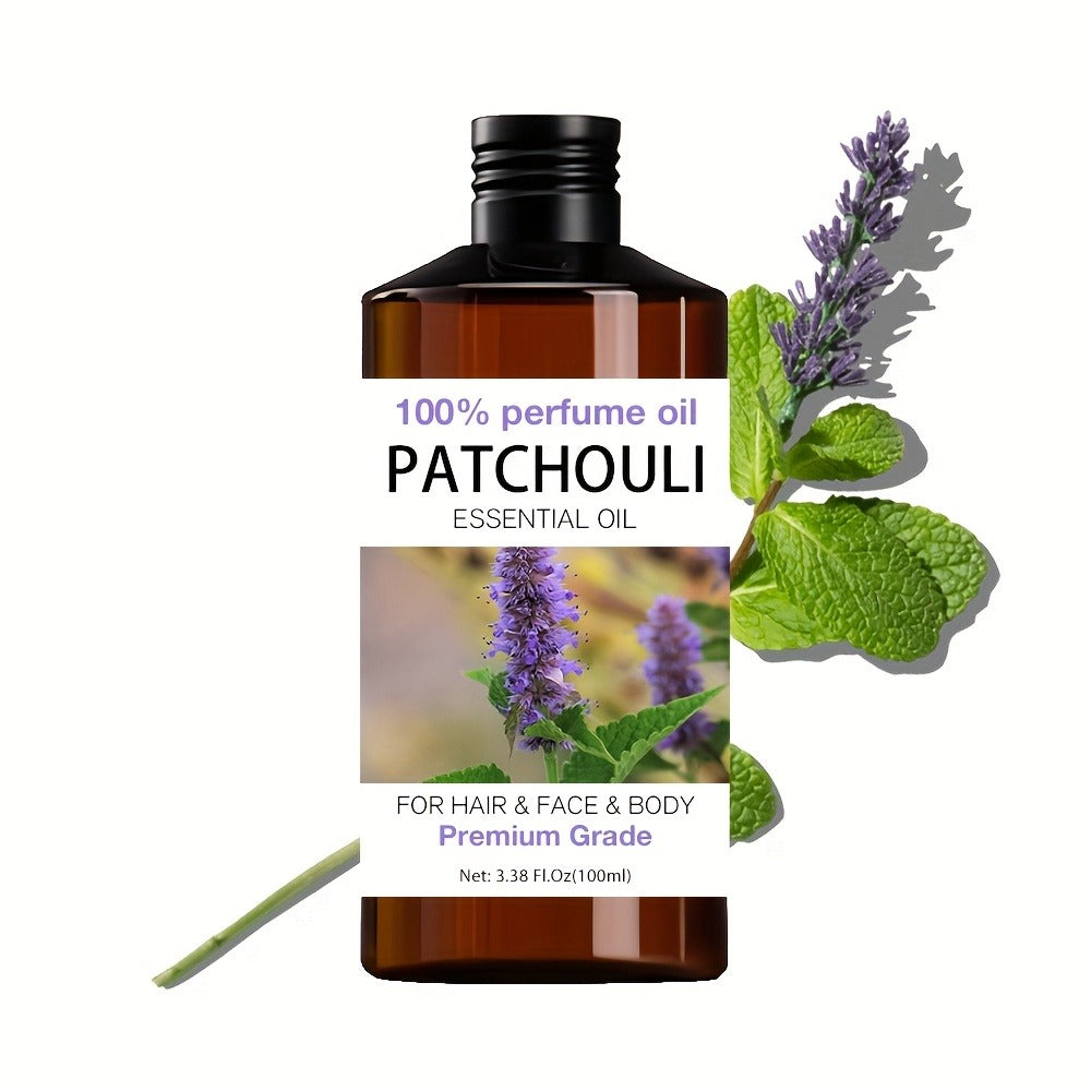 Essential Oil for Diffuser, Patchouli Earthy Woody Aroma in 52ml Bottle for Diluted Topical, Diffuser and Humidifier Use — im