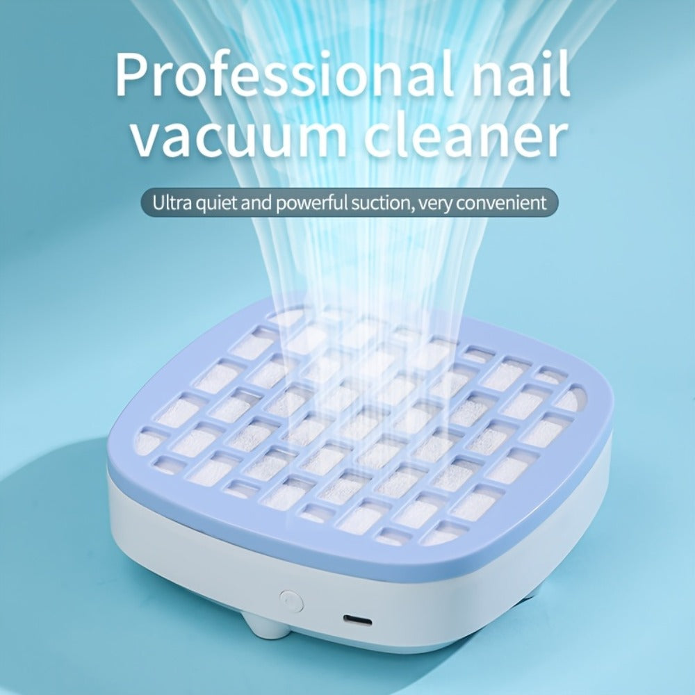 Nail Dust Collector Mini USB Electric Vacuum Cleaner with 10 Filter Pads & Strong Suction, Portable Nail — image 16