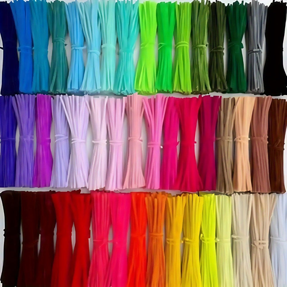 Pipe Cleaners 1020pcs Chenille Stems 20 Colors, Upgraded Thick Fuzzy Sticks with Patterned Rods for Kids Adults Teachers — im
