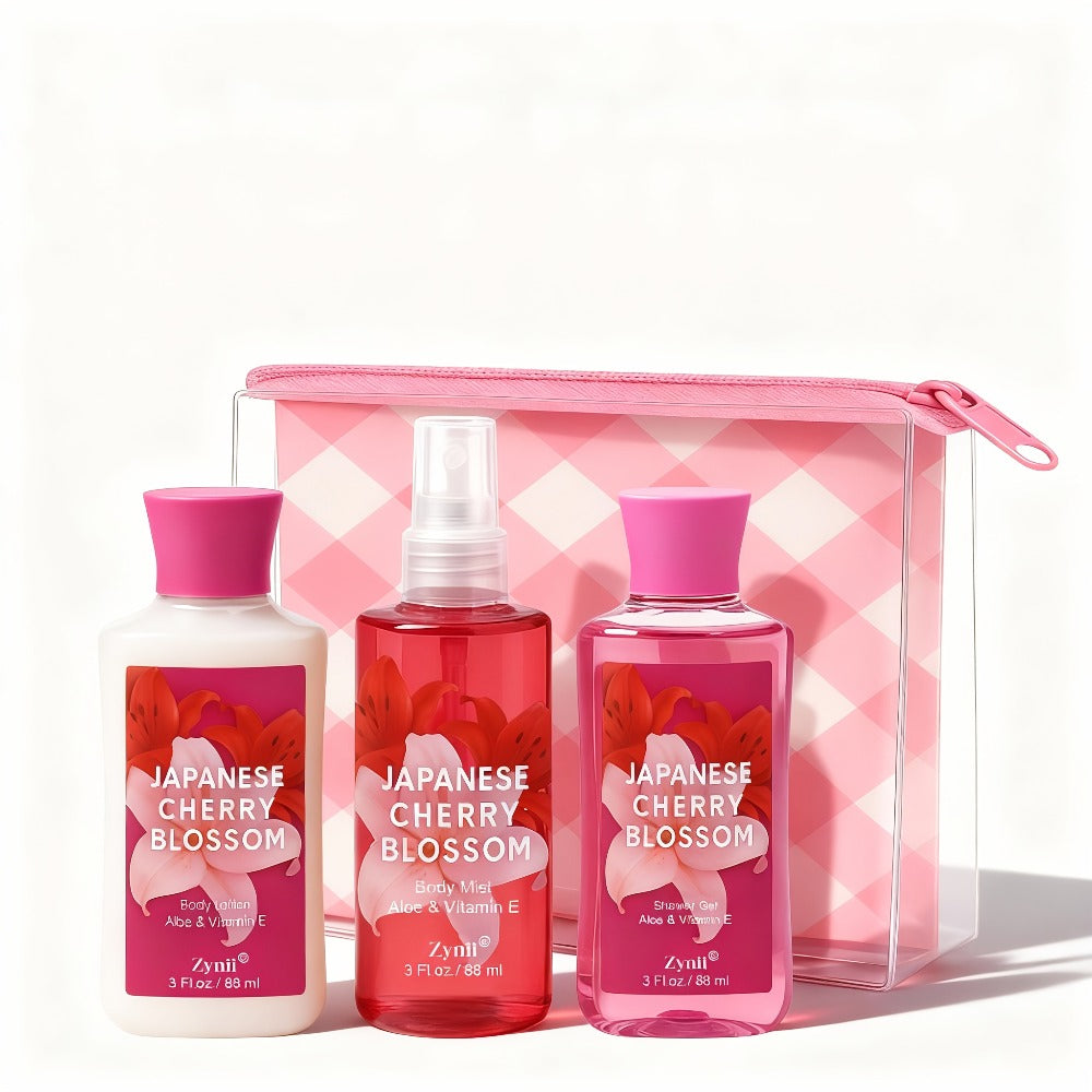 Cherry Blossom Body Mist for Women, Pheromone-Infused Sakura & Rose Fruity Floral Scent, 7- Spray — image 3