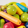 Magnetic Stick and Ball Building Set in 28-Piece or 58-Piece Multicolor Options for Pictured 3D Shapes — image 1