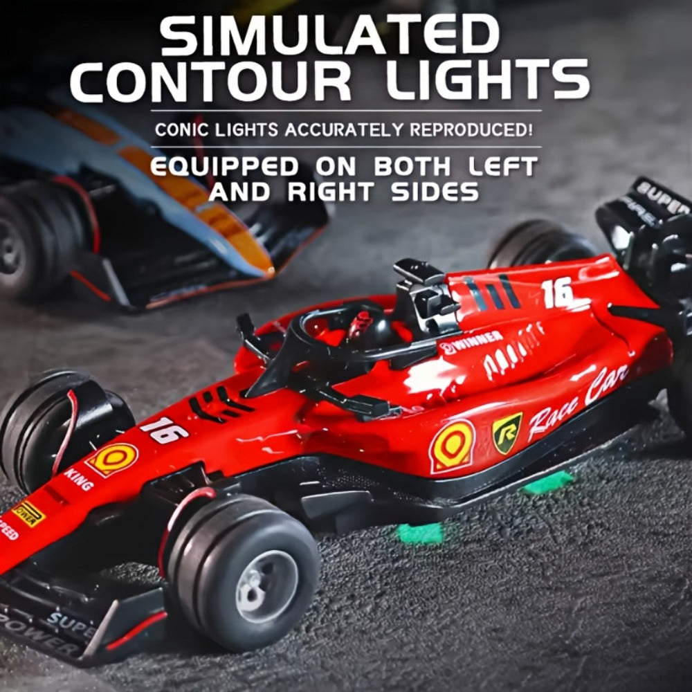 Mini RC Racing Car 1:64 Scale 2.4G Alloy Die-Cast 4WD Drift Toy Car with Lights & Adjustable Speed — image 6