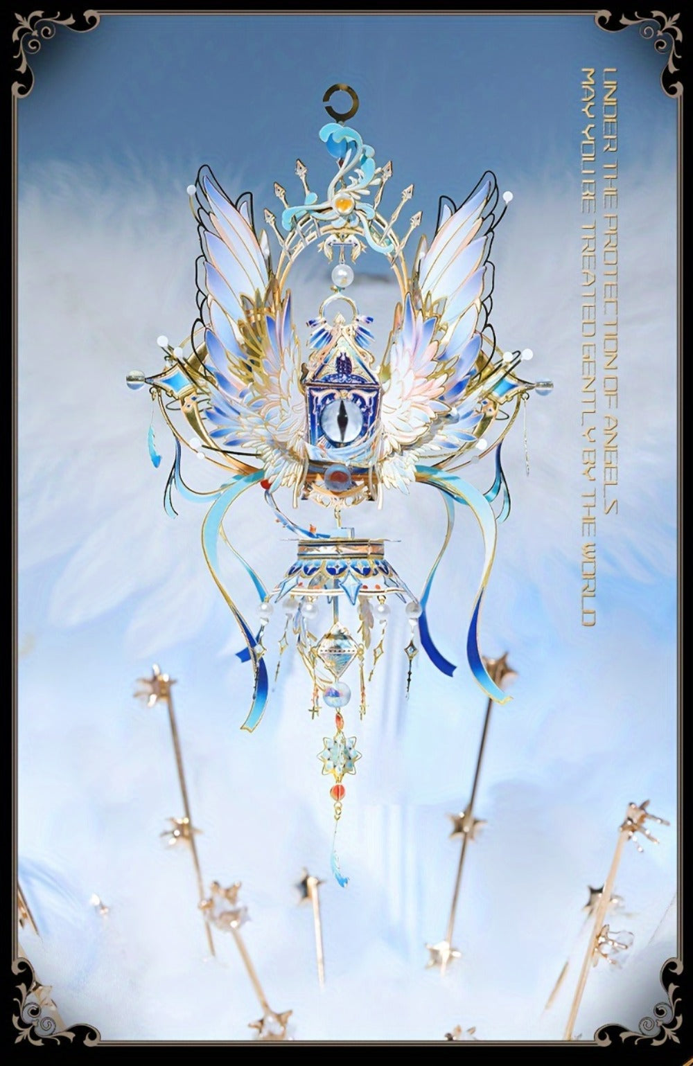 3D Metal Puzzle Model Kit, God's Eye & Angel's Eye MU Assembly, Laser-Cut DIY Craft, Artistic Home & Office Decor — image 21