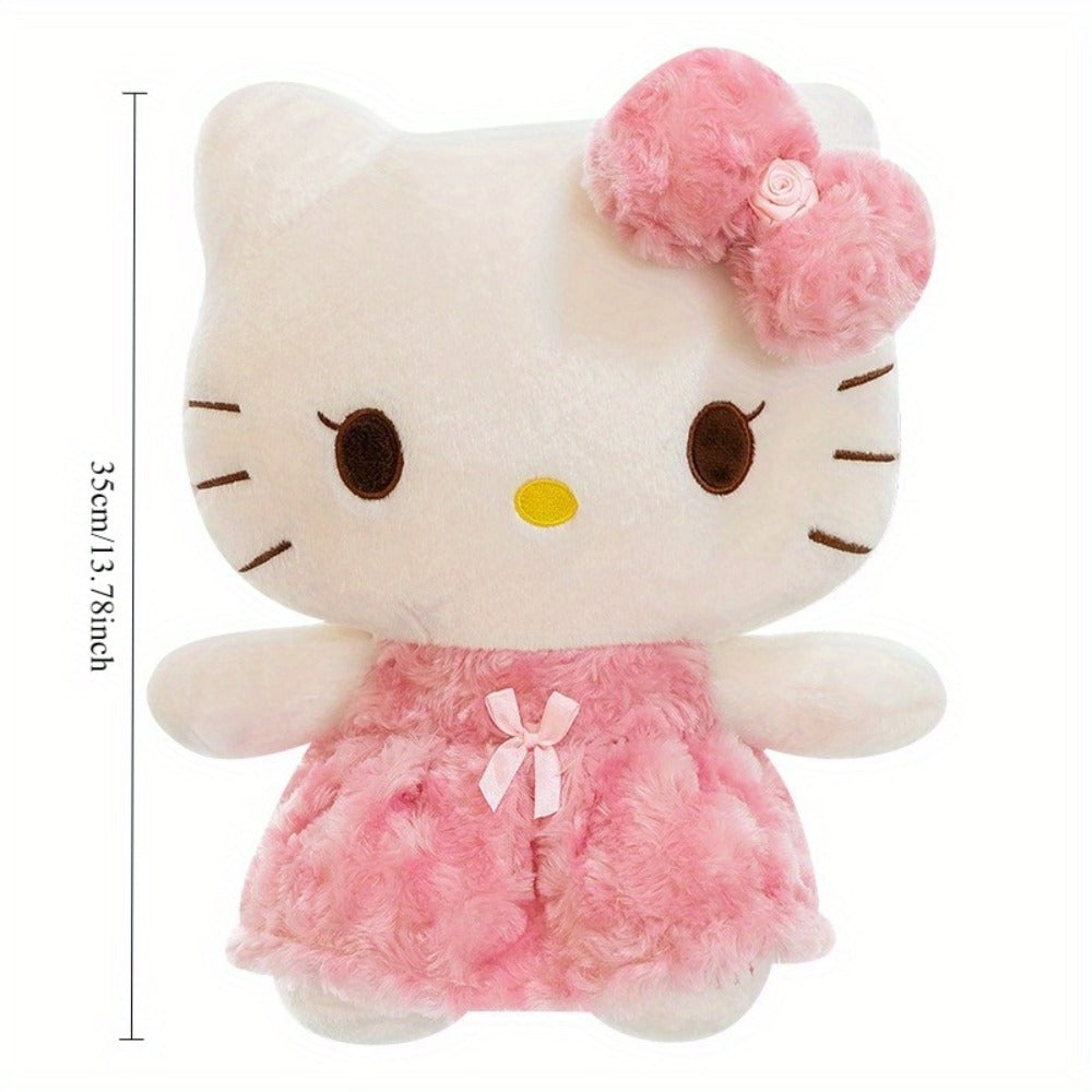 Plush Toy Hello Kitty or My Melody Rose-Pink 14-Inch Character Doll for Kawaii Display and Gifting — image 5