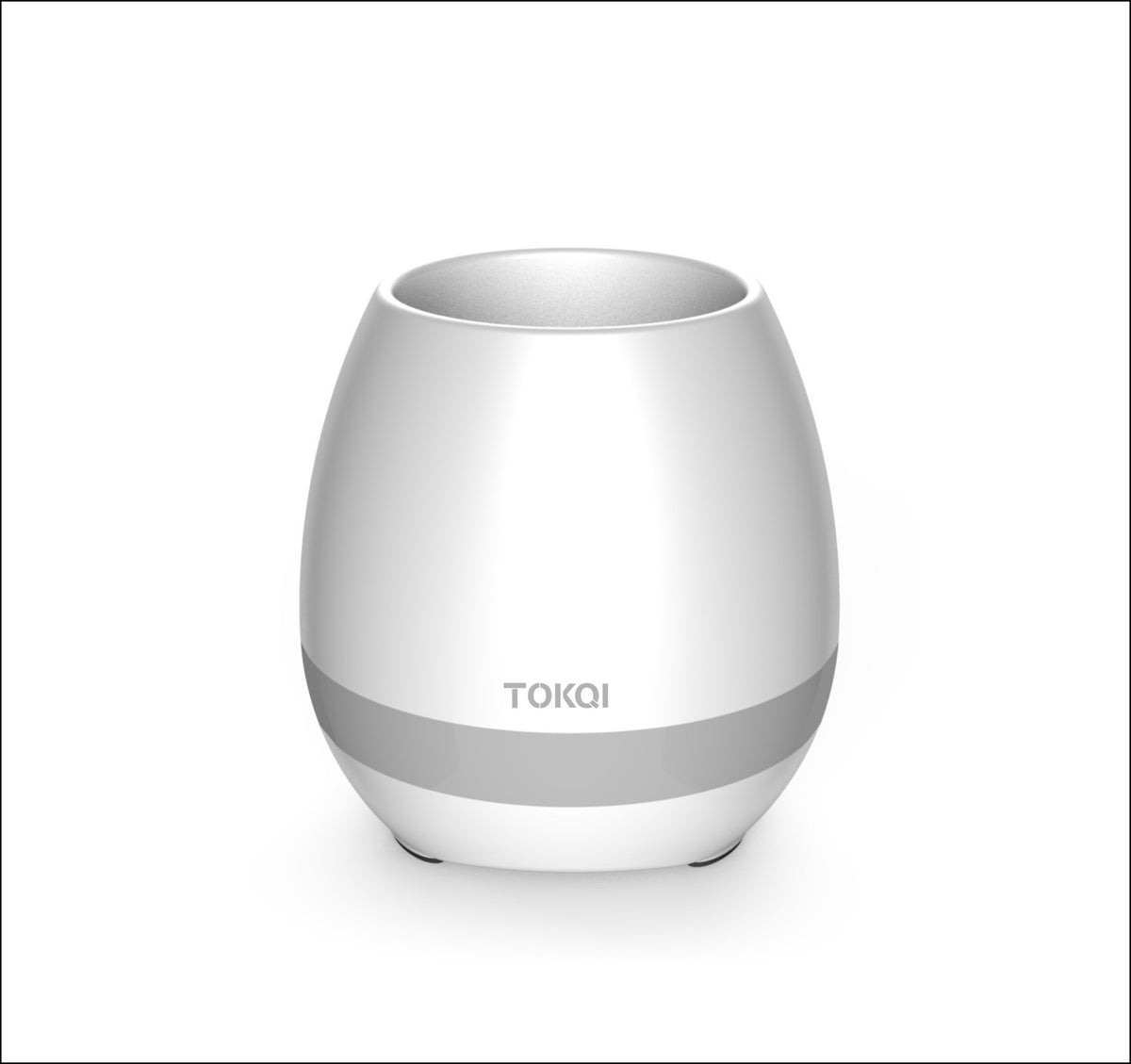 Touch-sensitive music vase desktop audio