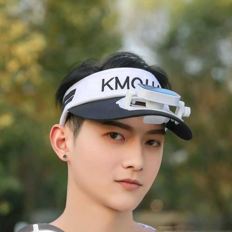 Hat Solar Energy With Fan