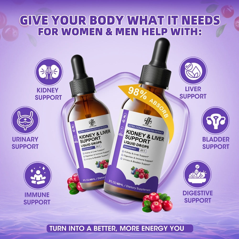 Kidney and Liver Support Drops 27-in-1 Complex - Alcohol-Free Natural Herbal Formula for Liver Health — image 5