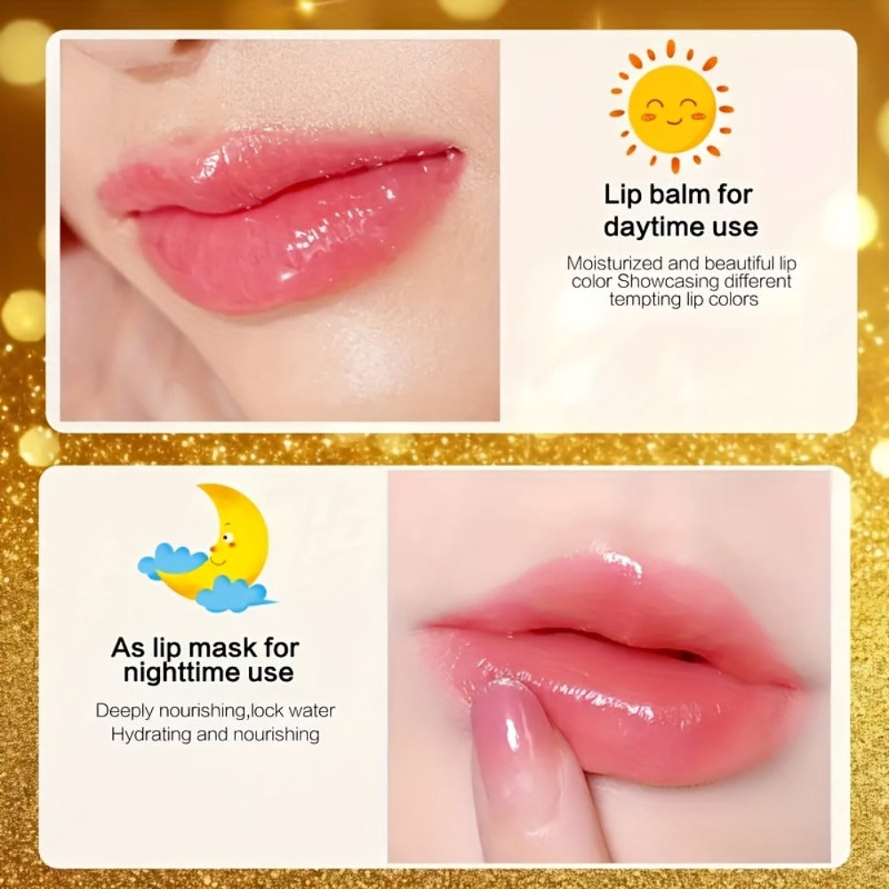 Color Changing Lip Gloss Set 3 Pcs, Temperature Magic Pink Tint Crystal Jelly Balm & Lipstick, Plant Squalane Lip Makeup — im