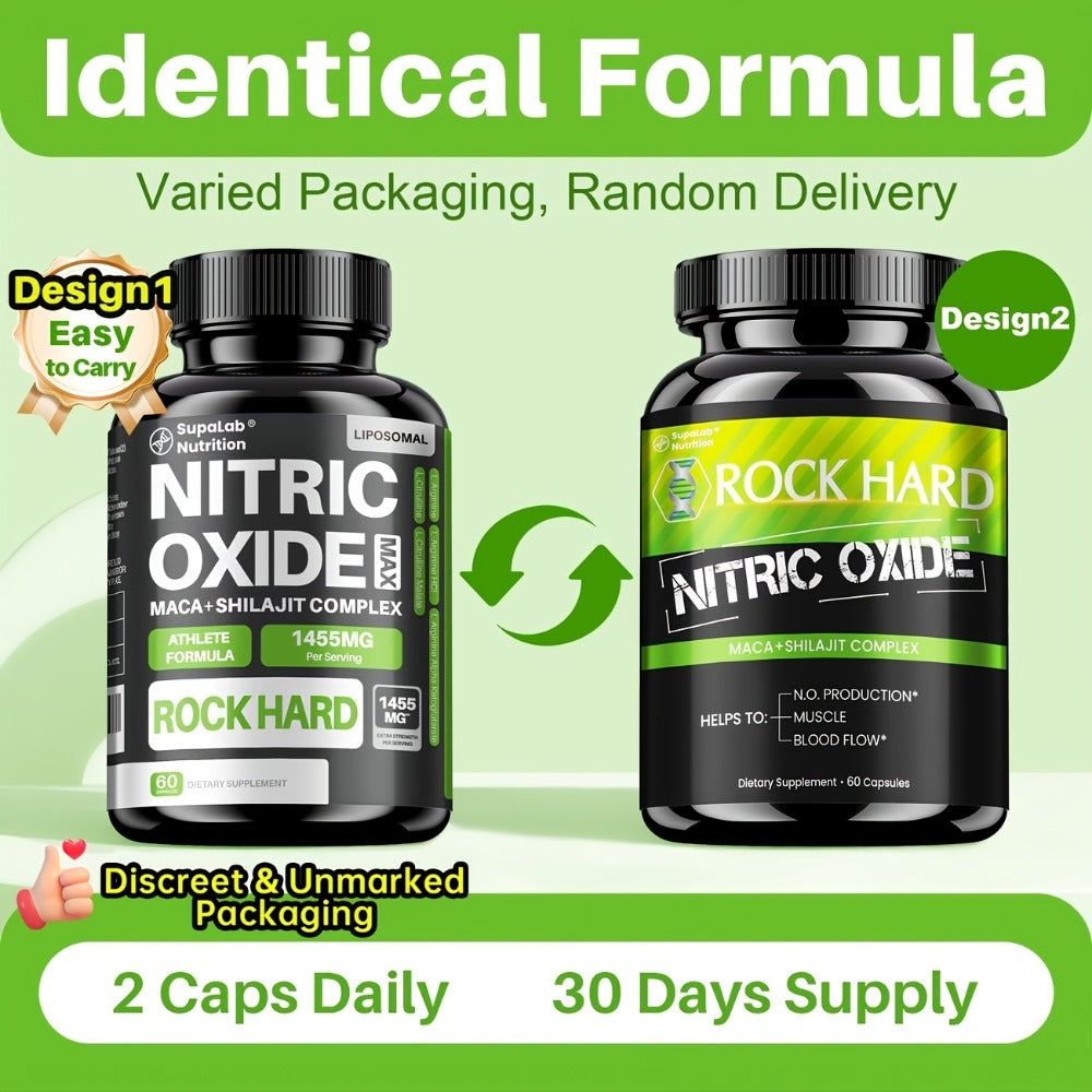 L-Arginine & L-Citrulline Nitric Oxide Supplement for Men - Boosts Blood Flow, Pump, Energy — image 4