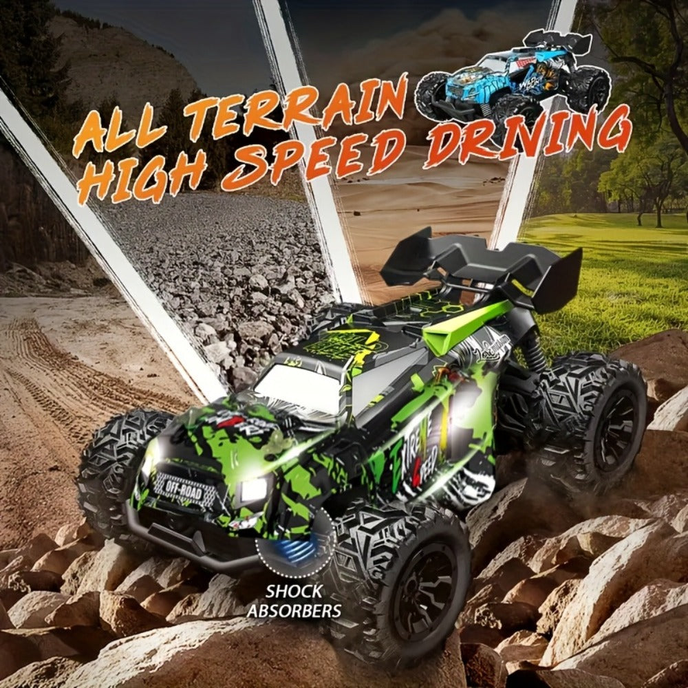 Remote Control Car, 4WD Climbing and Drift Truck with Full-Proportional Control, Mixed Color Body and Large Tires — image 7
