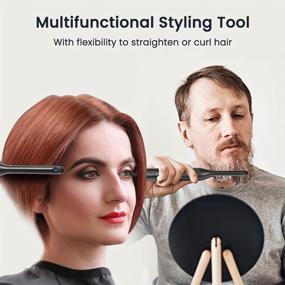 Root Crimper and Straightener Hair Styling Tool with Four Temperatures and Ceramic Plates in Black — image 4