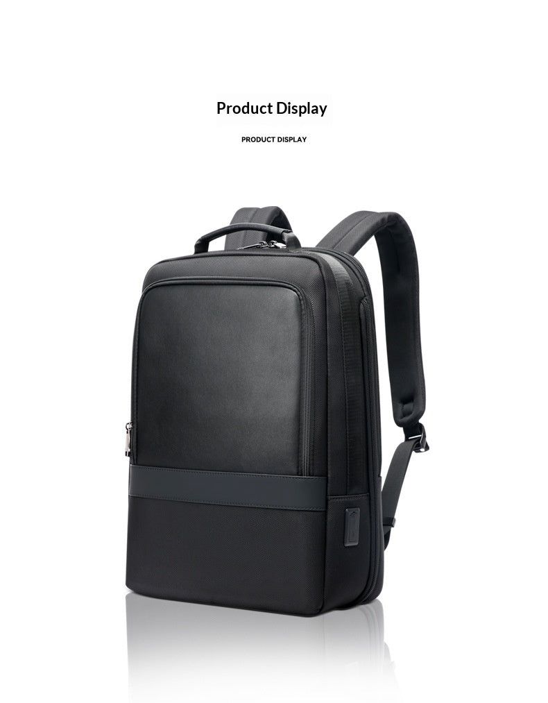 Men's Commuter Nylon Backpack With Large Capacity