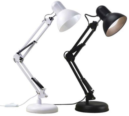 Modern LED Long Swing Arm adjustable classic desk Lamps E27 clip Table Lamp for