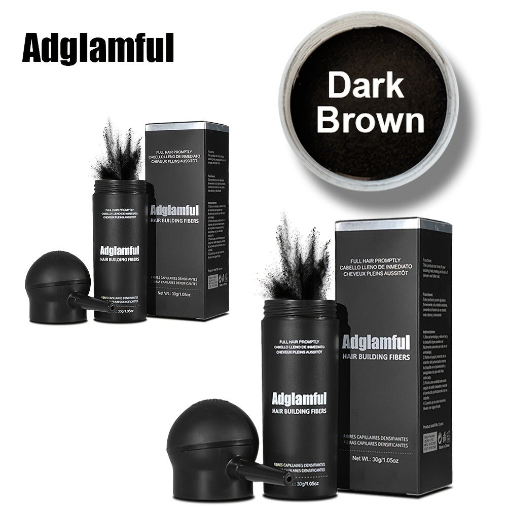 Hair Volumizing Fibers 2-in-1 Kit 30g x 2pcs - Instant Volume for Thinning & Sparse Hair, Fills Part Lines & Hairlines — imag