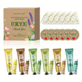 Bridal Shower Favor Set with 24 Hand Creams, Lip Balms, Thank You Cards and Heart Gift Bags — image 13
