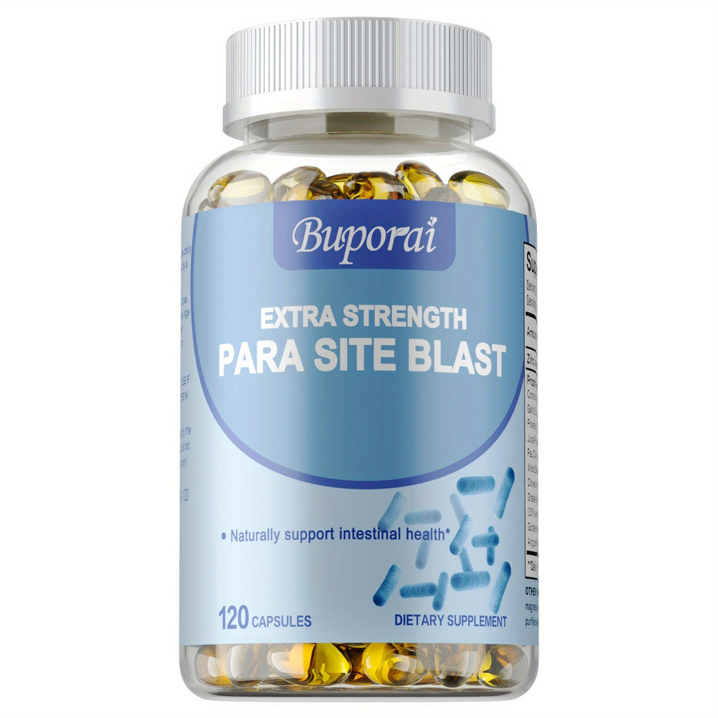 Herbal Supplements with Buporai Label, Black Walnut Wormwood Garlic and Cranberry Capsules, 120 Count — image 11