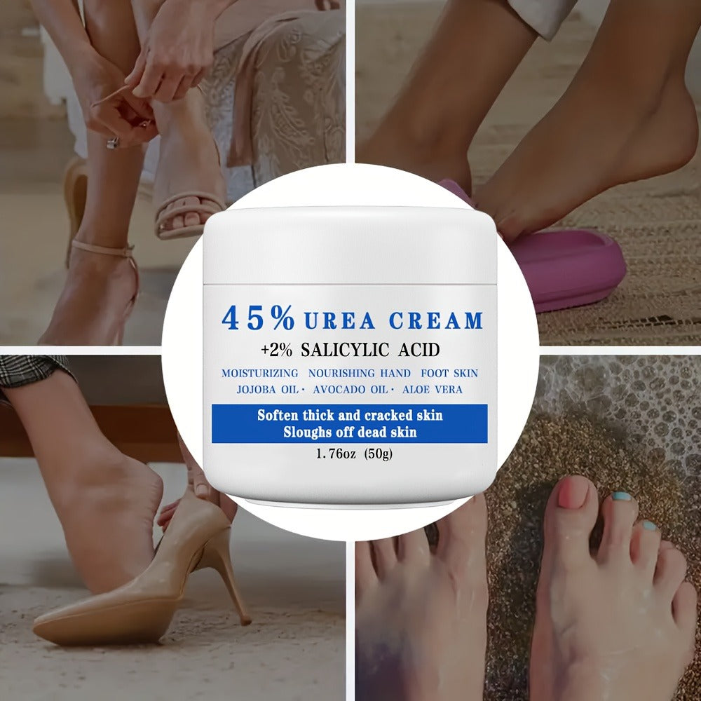 50g Jar of 45% Urea and 2% Salicylic Acid Foot Cream with Avocado and Shea Butter Labeling — image 7