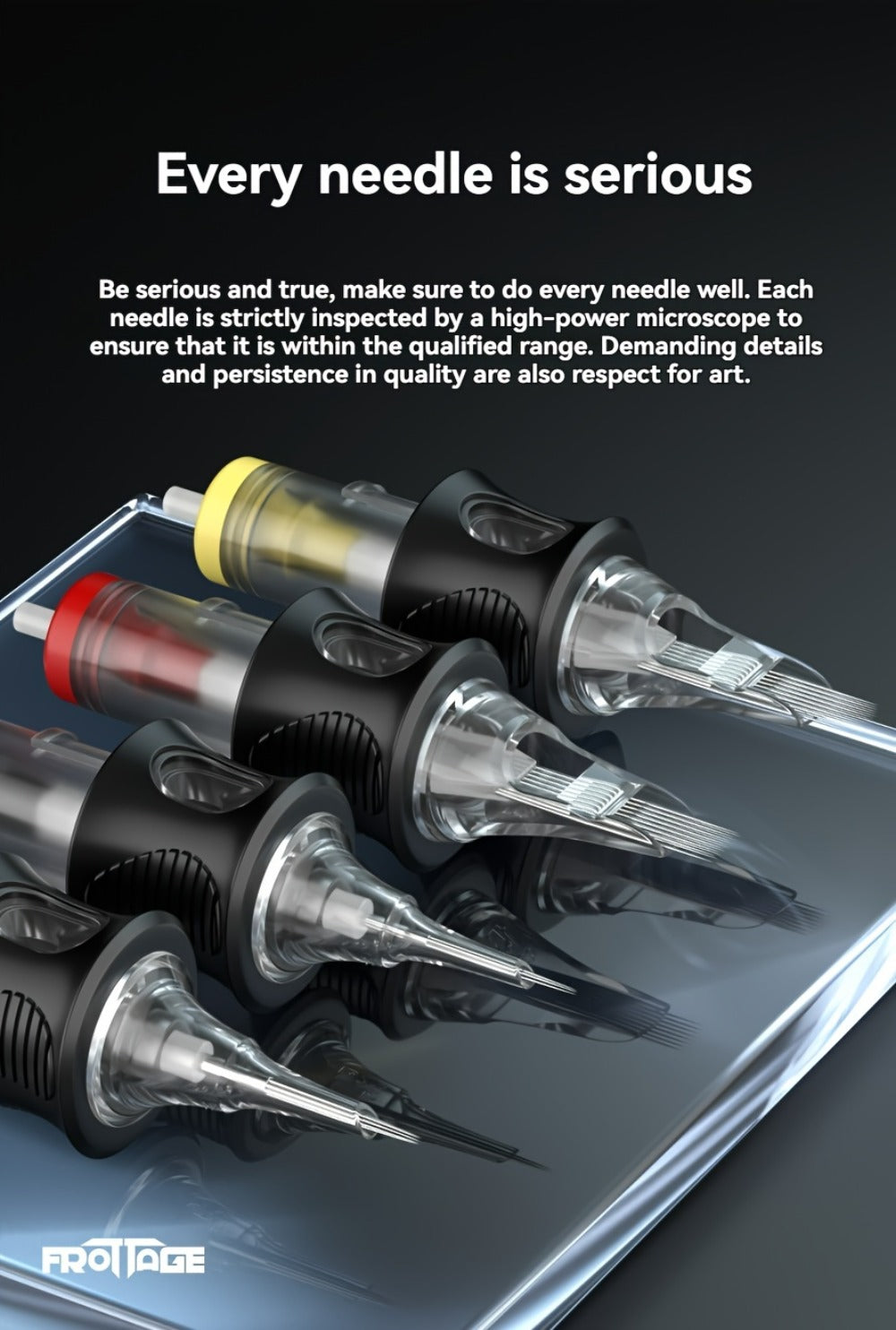 Tattoo Cartridge Needles with Frotage Label, 26 Retained RL RLT RS CM and M1 Cartridge Size Options — image 45