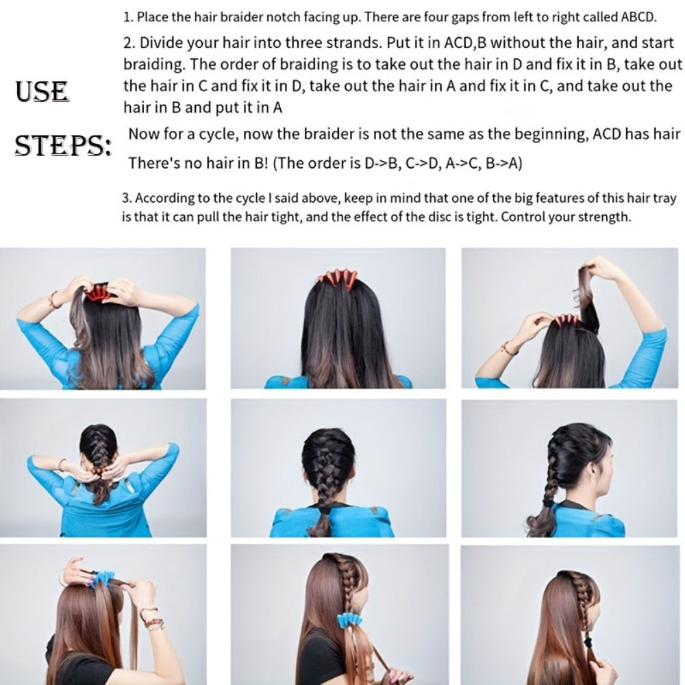 Hair Accessories 81-Piece Styling Kit with Bun Makers, Curlers, Clips, Pins and Braiding Tools — image 4