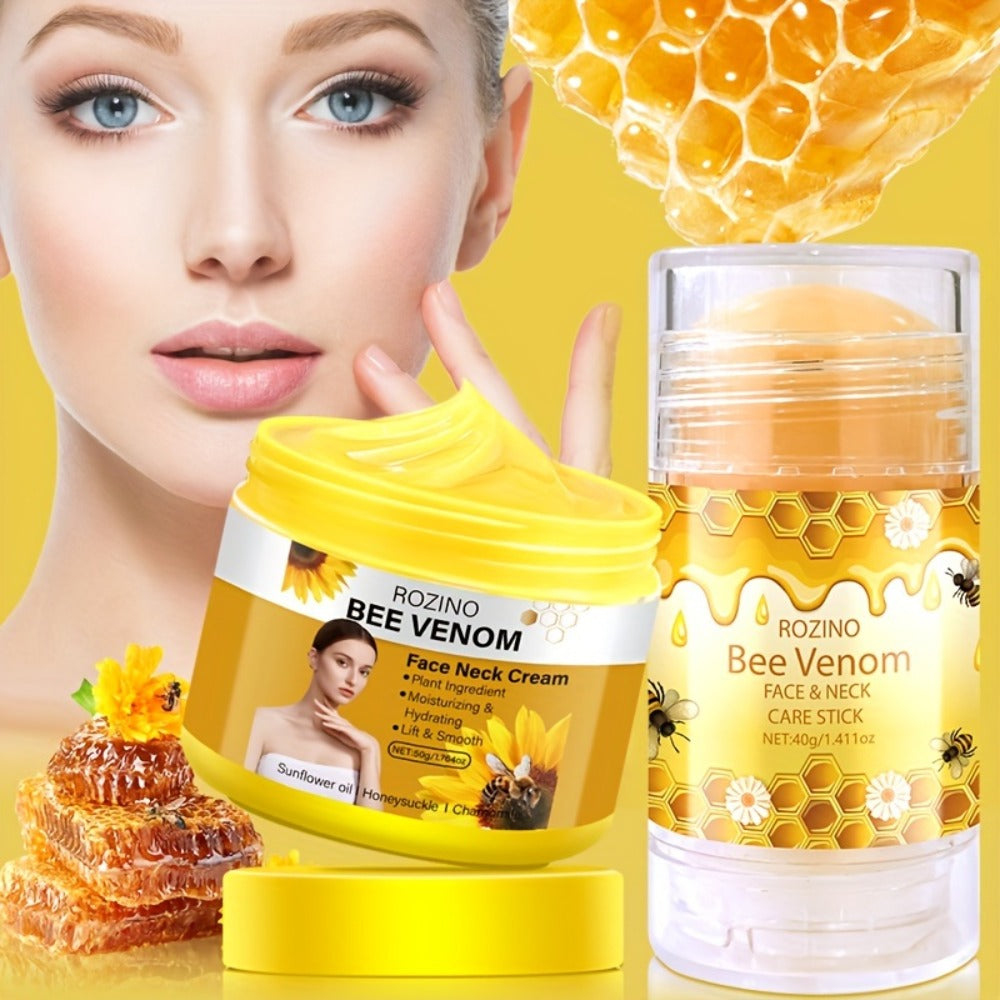 4-Piece ROZINO Bee-Themed Skincare Gift Set with Face and Body Containers in 40g, 50g and 150g Sizes — image 10
