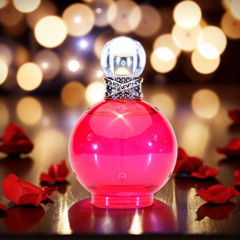 Eau de Toilette Britney Spears Fantasy for Women 3.4 oz Spray in Pink Round Bottle and Boxed Presentation — image 5