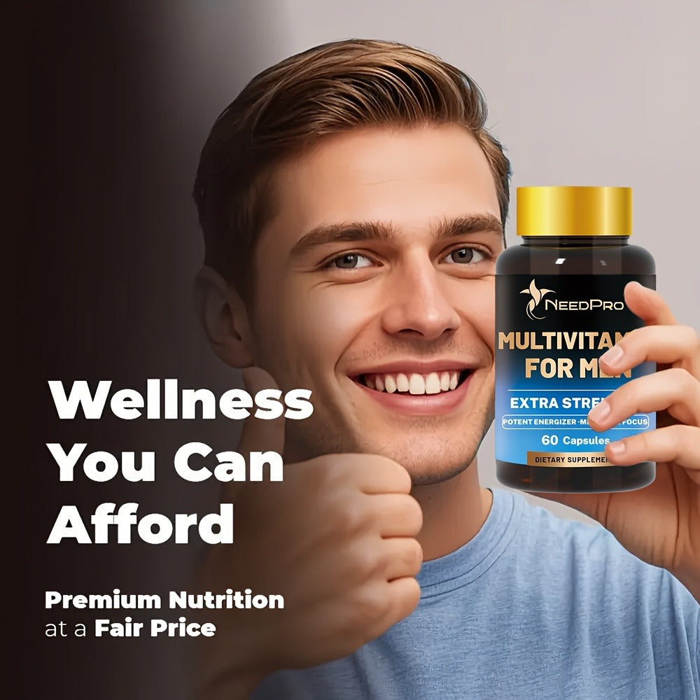 Dietary Supplement Men’s Multivitamin Capsules with Vitamins A, C, D, B6, B12, Zinc, Biotin and Folate — image 8