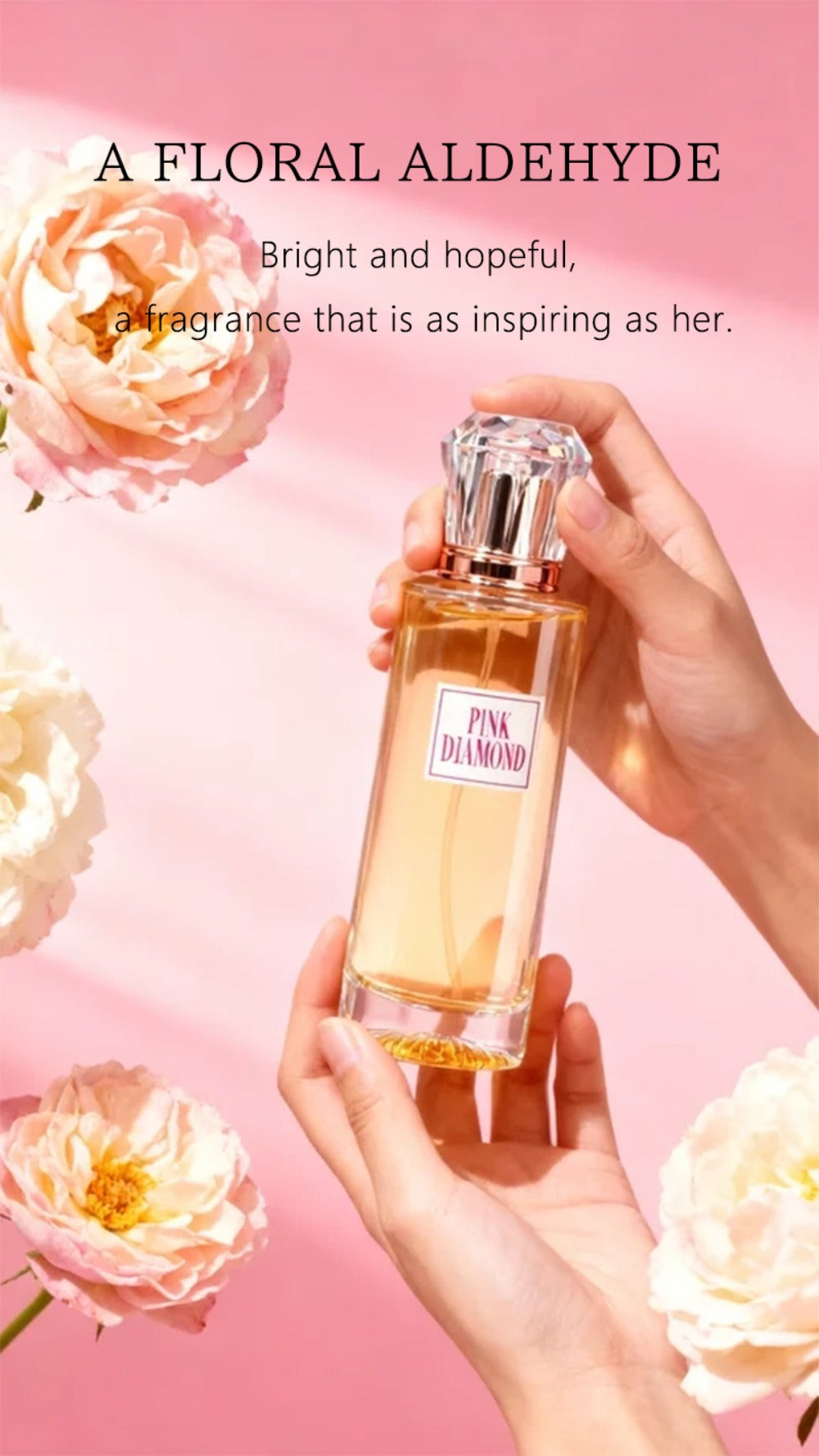 Pink Diamond Eau de Parfum Spray, 3.4 fl oz Bottle with Aldehyde, Lily and Orange Scent Notes — image 15