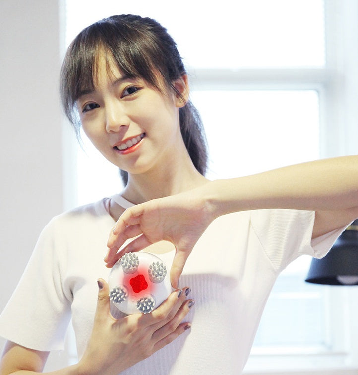Cross-border New Intelligent Kneading Electric Head Massager