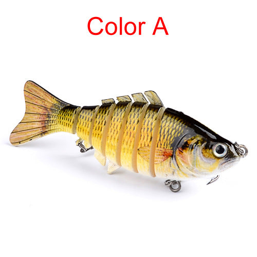10cm Luya Bait Multi-Section Fish Plastic Hard Bait 15.5g Seven Sections Luya Bionic Bait Section Long Distance Cast Fake Bait Bait - V.I.P Digital Presence