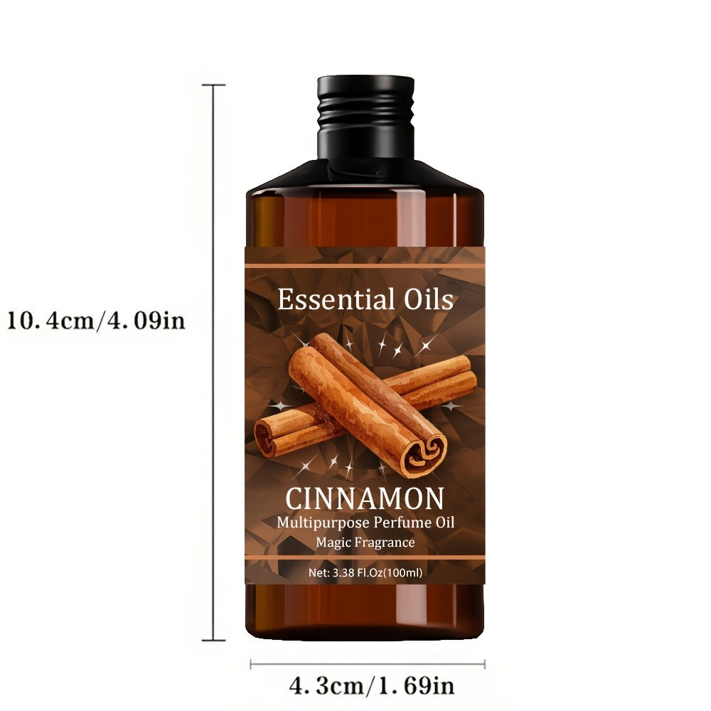 Essential Oil Cinnamon Warm Spicy-Sweet Aroma in 100ml Bottle for Diffuser, Humidifier and Massage Use — image 5