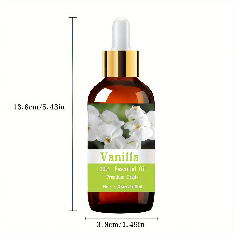 Essential Oil Vanilla Warm Sweet Aroma in 100ml Bottle for Diluted Topical, Diffuser and Humidifier Use — image 5