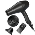 1875W Ionic Hair Dryer with Diffuser Concentrator Comb Nozzle – Professional Blow Dryer DC Motor 3 Heat 2 Speed Cool Shot Ant