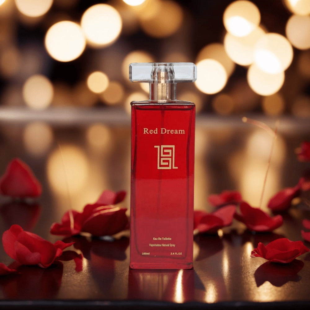 Women's Perfume Floral Eau de Parfum 3.4 oz in a Luxury Red Bottle with Golden Heart Accent — image 2