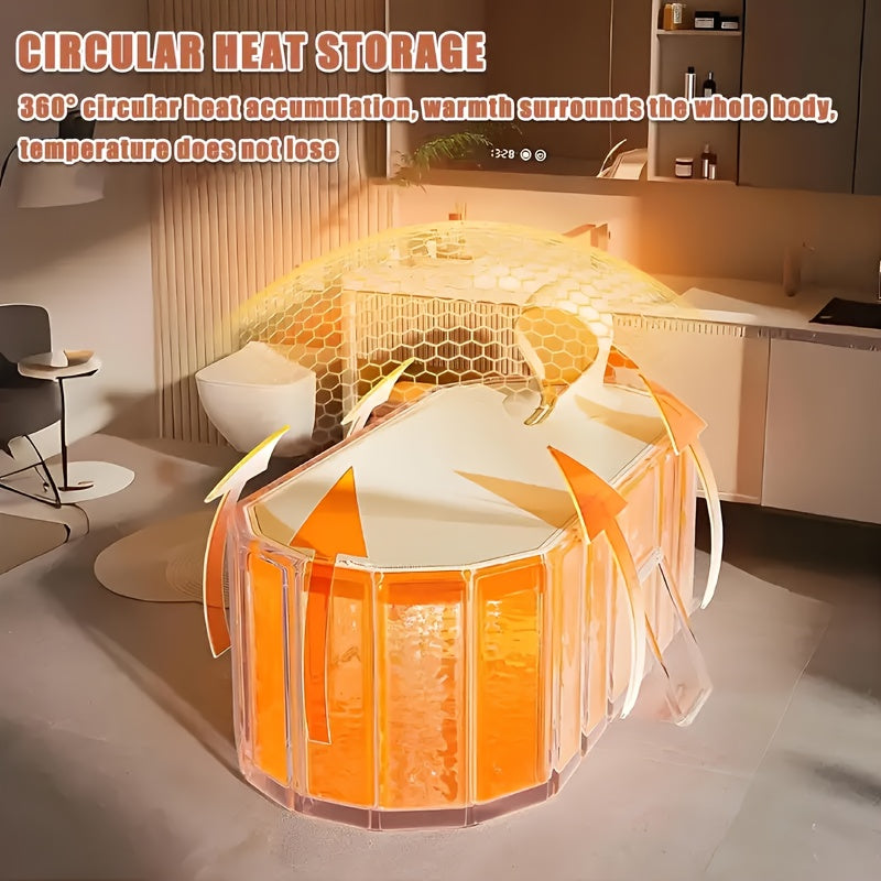 Portable Hot Tub Foldable for Garden, Patio and Yard Use, with the Listed Configuration, for Everyday Use and Organized Stora