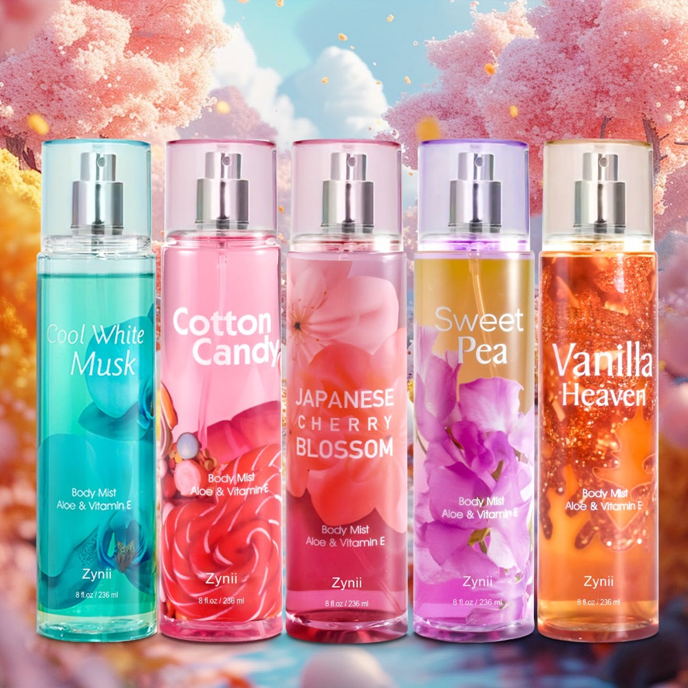 Fragrance Body Mist for Women, Floral, Fruity, Musk & Vanilla Body Spray with Aloe & Vitamin E, 3-8 fl oz — image 23