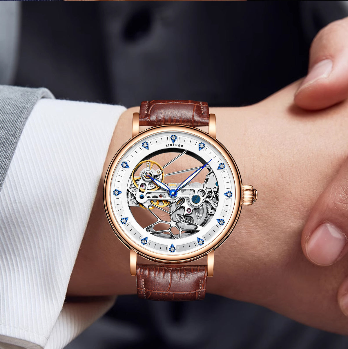 Automatic Men's Waterproof Luminous Machinery Watch