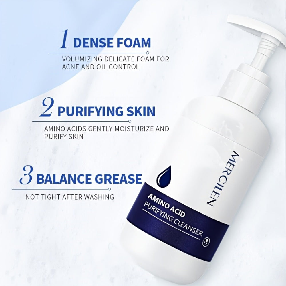 Gentle Purifying Amino Acid Face Wash, Foam Cleanser for All Skin Types, Deep Cleanse Without Stripping Moisture Barrier — im